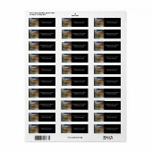 Desert Vista-adreslabels voor retourzendingen Etiket (Full Sheet)