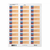 Desert Vista - Eigen label (Full Sheet)
