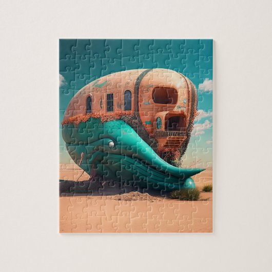 Desert walvishuis legpuzzel (Verticaal)
