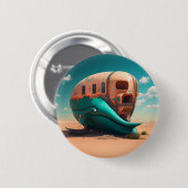 Desert walvishuis ronde button 5,7 cm (Voorkant /achterkant)
