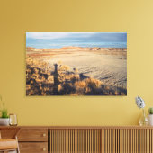 Desert Wave: Petrified Forest National Park Photo Canvas Afdruk (Insitu (Woonkamer))