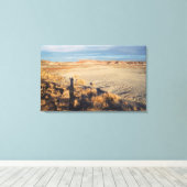Desert Wave: Petrified Forest National Park Photo Canvas Afdruk (Insitu (Houten vloer))