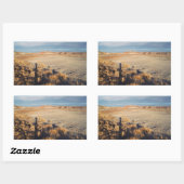 Desert Wave: Petrified Forest National Park Photo Rechthoekige Sticker (Vel)