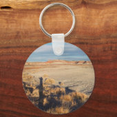 Desert Wave: Petrified Forest National Park Photo Sleutelhanger (Voorkant)