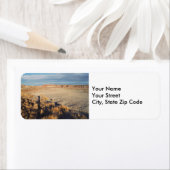 Desert Wave Photo retouradreslabel Etiket (Insitu)