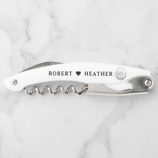 Desert Western Vrijgezellenfeest Persoonlijke brui Kurkentrekker (Achterkant)