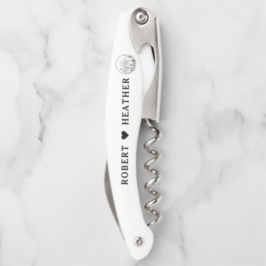 Desert Western Vrijgezellenfeest Persoonlijke brui Kurkentrekker (Achterkant)