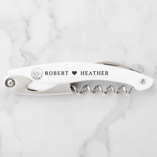 Desert Western Vrijgezellenfeest Persoonlijke brui Kurkentrekker (Voorkant)