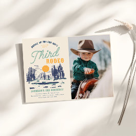  Desert Western Wild West 3e verjaardag Kaart