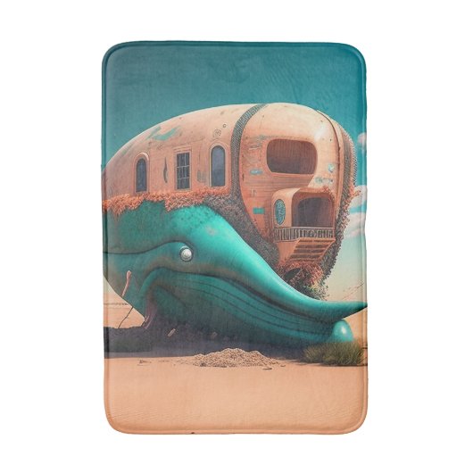 Desert Whale House Badmat (Voorkant Verticaal)