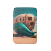 Desert whale house badmat (Voorkant Verticaal)