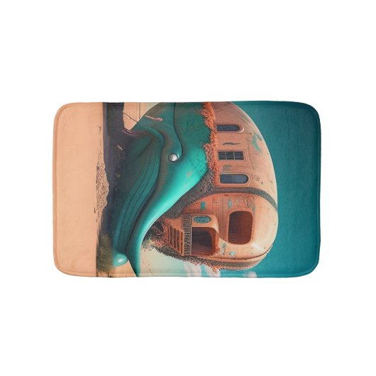 Desert whale house badmat (Voorkant)