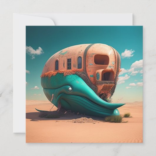 Desert whale house kaart (Voorkant)