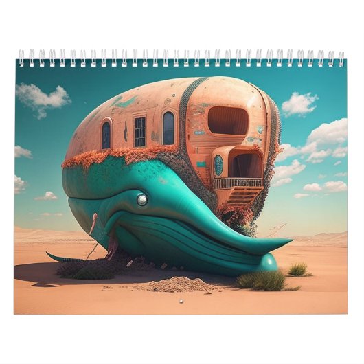 Desert whale house kalender (Hoes)