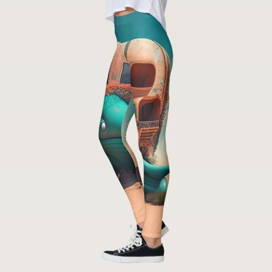 Desert whale house leggings (Links)
