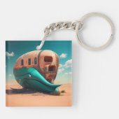 Desert Whale House Sleutelhanger (Achterkant)