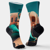 Desert whale house sokken (Gebogen)