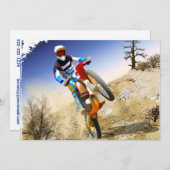 Desert Wheelie Motocross Kaart (Voorkant / Achterkant)