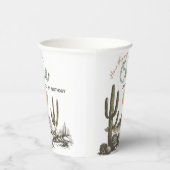 Desert Wild West Western 1e verjaardag Papieren Bekers (Rechts)