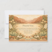 Desert Wildflower Garden Birthday Bedankkaart (Voorkant)