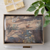 Desert Wildflower Skull, Zuidwestelijke thema Tissuepapier (Geschenk)