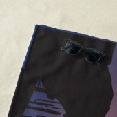 Desert Wolf Arizona Kokopelli Beach Towel Strandlaken (In situ)