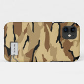 Desert Zand Militaire Camouflage Case-Mate iPhone Case (Achterkant (horizontaal))