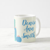 Desert Zuidwest Cactus Thema Koffie Mok Saguaro (Voorkant rechts)