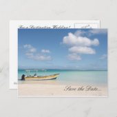 Deserted Paradise - Bewaar de datum Post kaart (Voorkant / Achterkant)