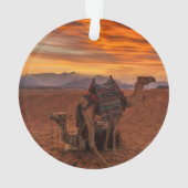 Deserts | Bactrian Camel Egypt Sand Dune Ornament (achterkant)
