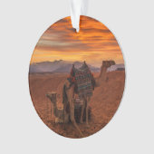 Deserts | Bactrian Camel Egypt Sand Dune Ornament (voorkant)