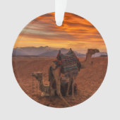 Deserts | Bactrian Camel Egypt Sand Dune Ornament (voorkant)