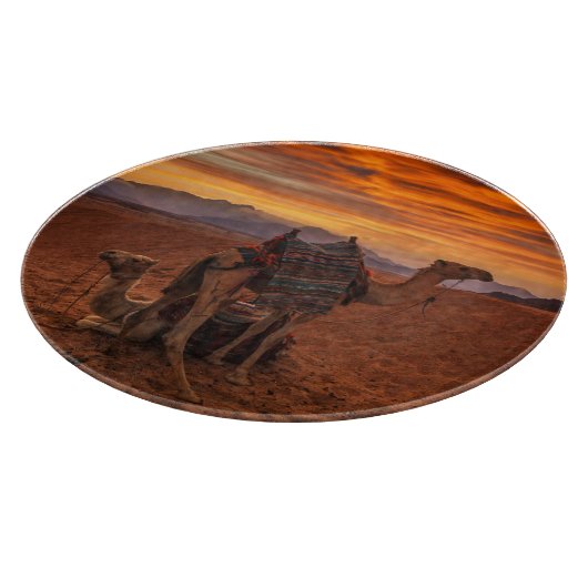 Deserts | Bactrian Camel Egypt Sand Dune Snijplank (Hoek)