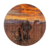 Deserts | Bactrian Camel Egypt Sand Dune Snijplank (Voorkant)