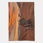 Deserts | Bactrian Camel Egypt Sand Dune Theedoek (Verticaal)