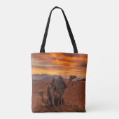 Deserts | Bactrian Camel Egypt Sand Dune Tote Bag (Achterkant)
