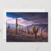 Deserts | Cactus Landscape Argentina Bedankkaart (Voorkant)