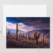 Deserts | Cactus Landscape Argentina Bedankkaart (Voorkant / Achterkant)