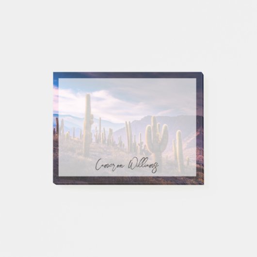 Deserts | Cactus Landscape Argentina Post-it® Notes (Voorkant)