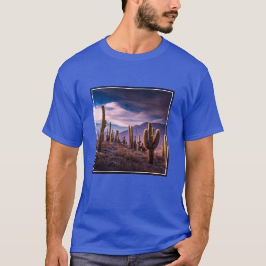 Deserts | Cactus Landscape Argentina T-shirt (Voorkant)