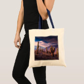 Deserts | Cactus Landscape Argentina Tote Bag (Voorkant (product))
