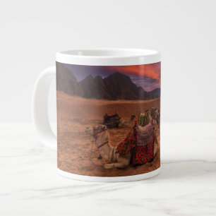 Deserts   Camels Sinai Mountains Egypt Grote Koffiekop