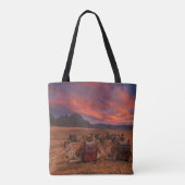 Deserts | Camels Sinai Mountains Egypt Tote Bag (Achterkant)