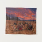 Deserts | Camels Sinai Mountains Egypt Wandkleed (Voorkant (horizontaal))