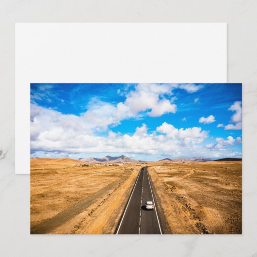 Deserts Canary Islands, Spain Bedankkaart (Voorkant / Achterkant)