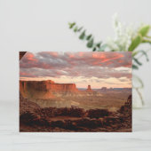 Deserts Canyonlands National Park Utah Bedankkaart (Staand voorkant)