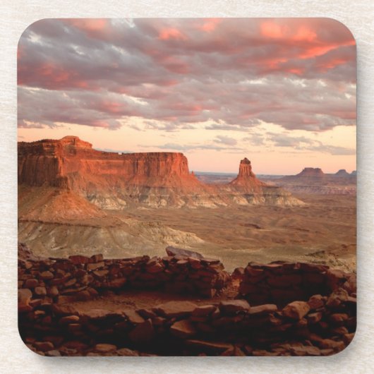 Deserts Canyonlands National Park Utah Bier Onderzetter (Voorkant)
