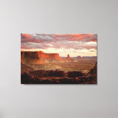 Deserts Canyonlands National Park Utah Canvas Afdruk (Voorkant)