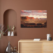 Deserts Canyonlands National Park Utah Canvas Afdruk