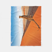 Deserts Cheetah Savannah Desert Fleece Deken (Voorkant)
